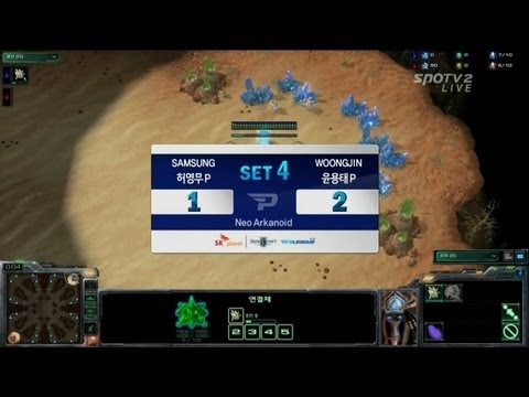SPL [01.07] Jangbi(Samsung) vs Free(Woongjin) 4SET /  NEO Arkanoid - Starcraft 2