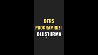 DERS PORGRAMI MODÜLÜ - ÖĞRETMEN EVRAK UYGULAMASI