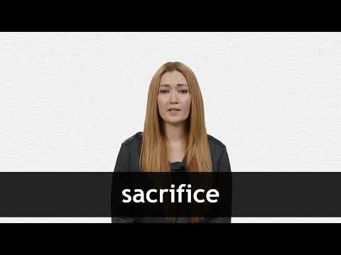 SACRIFICE Synonyms  Collins English Thesaurus