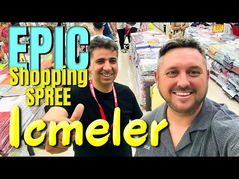 Epic SHOPPING SPREE in Icmeler, Turkey