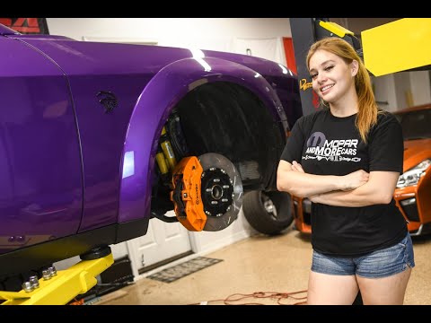 MORE STOPPING POWER for my HELLCAT REDEYE! Installing DBA Brakes and Rotors.