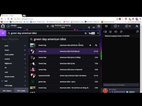 A quick tutorial on how to use plugdj.