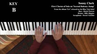 Sonny Clark Solo Played Through 12 Keys