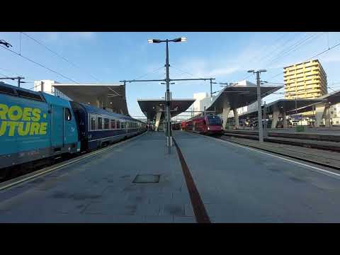 EC 143 "Transilvania" (Wien - Cluj-Napoca / Baia Mare) leaving Wien Hbf
