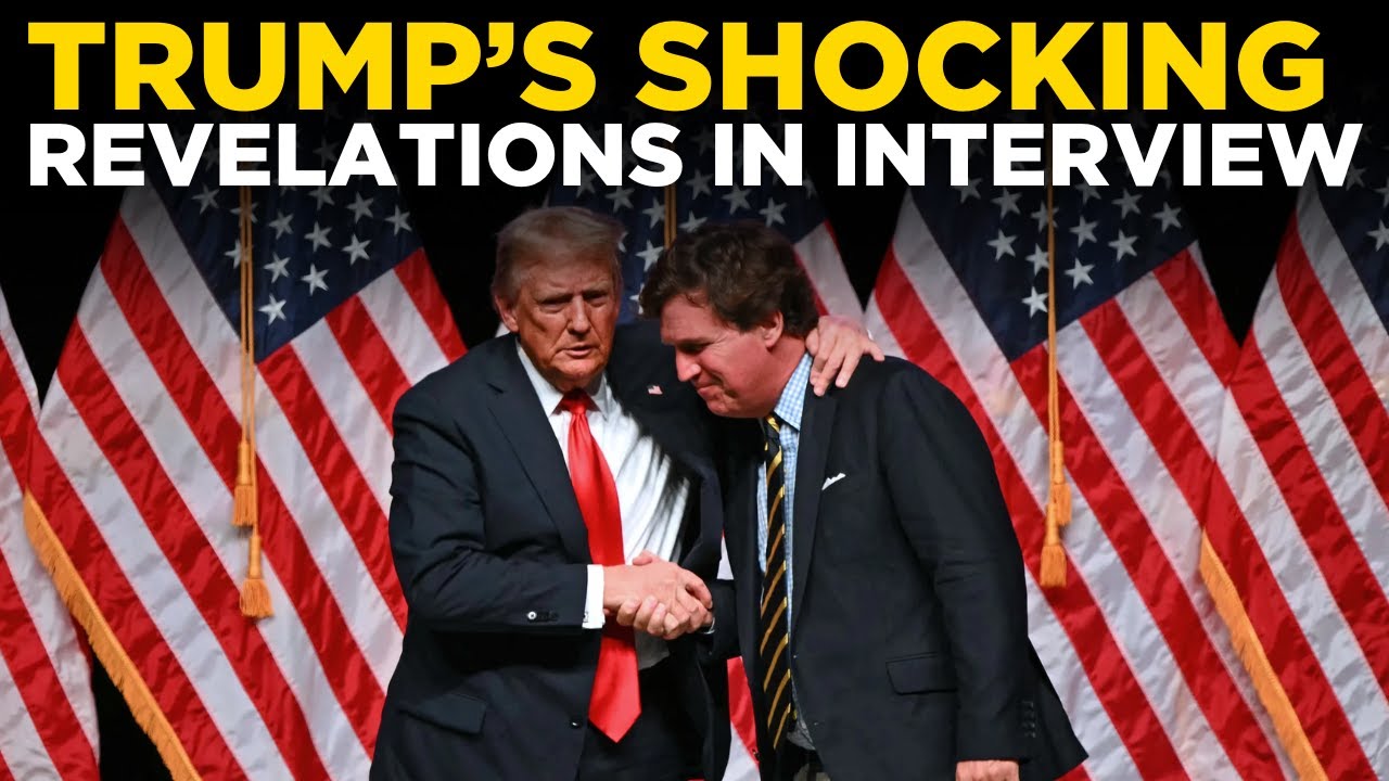 Donald Trump LIVE | Donald Trump's Viral Interview With Tucker Carlson | Trump Speech | US News LIVE