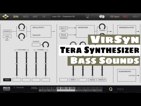 Virsyn Tera Modular Synthesizer Sound Demo - Bass Presets | SYNTH ANATOMY