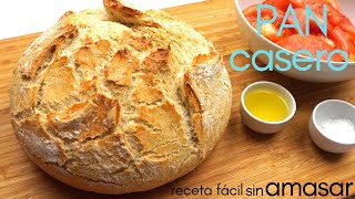 PAN casero ???? SIN AMASAR, en 3 minutos ???? receta muy fácil.