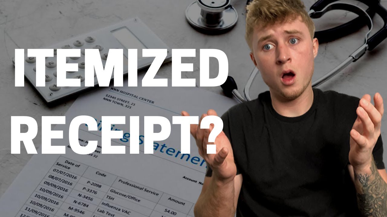 How An Itemized Receipt Could Save You Thousands!
