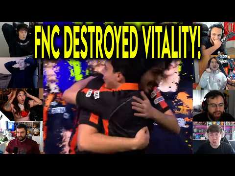 Valorant Streamers Reacts To Fnatic Destroying Vitality 2-0 In VCT