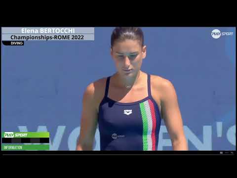 Elisa PIZZINI I Daphne WILS 3M spingboard l Championships ROME 2022
