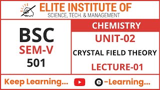 Download Lagu BSC SEM V II CHEMISTRY 501 II UNIT 2 II LECTURE 1 Thumbnail