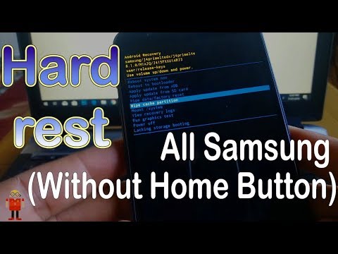 Hard Reset /Factory Reset All Samsung (Without Home Button) Video