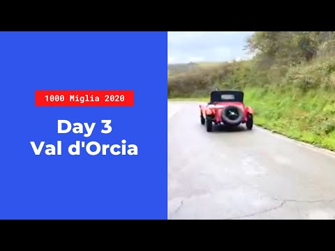 Mille Miglia 2020 | Highlights | Day 3 Prova speciale Val d’Orcia dell’equipaggio Vesco-Vesco