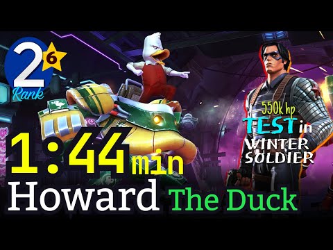 1:44 min! HOWARD The Duck 6* Rank2 [No-boost] Synergy: W.Magneto, W.Machine | Test in ROL