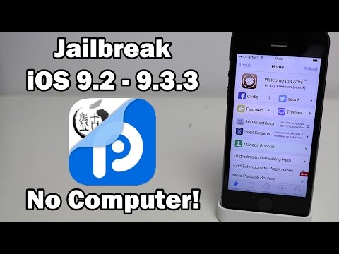 How to Jailbreak iOS 9.3.3 / 9.3.2 / 9.3.1 Without a Computer on iPhone, iPod touch or iPad Video