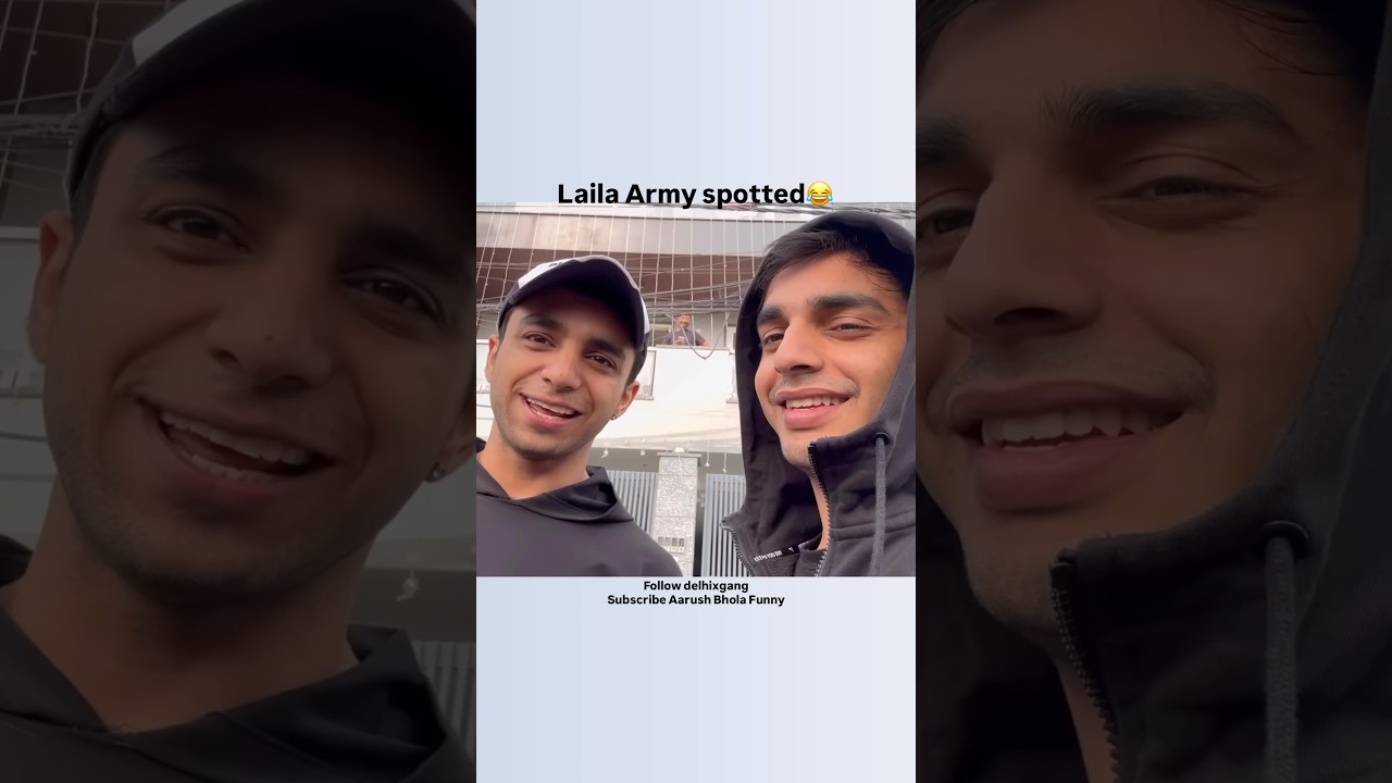 Aarush With Laila Army😂