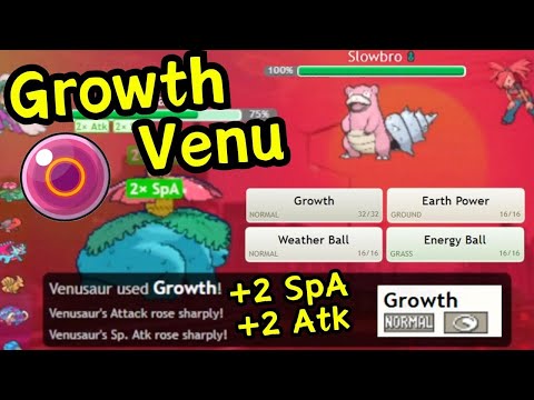 Growth Venusaur CRUSHES OU? Pokemon 6v6 Smogon Overused Singles Wifi Battles! OU Aint Ready!
