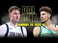 Dallas Mavericks Vs Charlotte Hornets Full Game Highlights January 29 2026 NBA Season