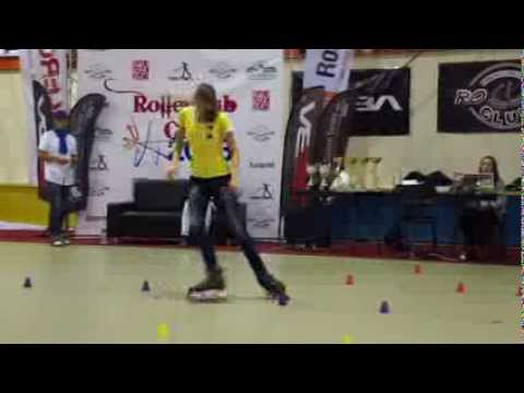 Rollerclub Cup 2013/ Dubinchik Ksenia, 9th place classic slalom women