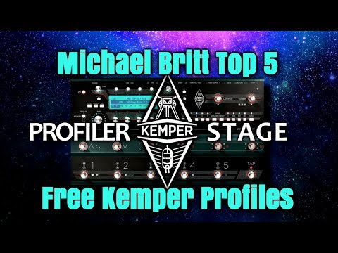 Kemper Profiler Stage - Michael Britt Top 5 FREE Profiles in 4K - by Glenn DeLaune