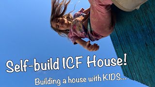 2-3.11.2022 Waterproofing our Nudura ICF Self Build / BUILDING WITH KIDS!