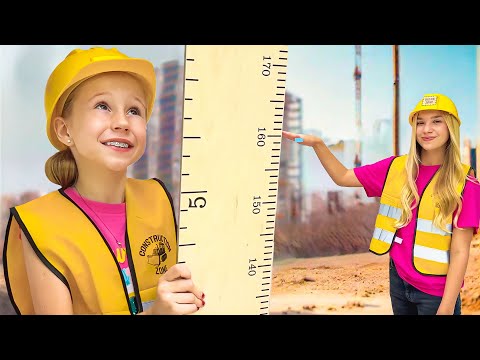 Nastya and Maggie teach Naomi professions