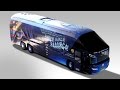 New FC Barcelona team bus