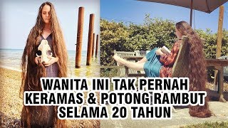 Punya Rambut Panjang Hingga Menyentuh Kaki, Wanita Ini Mengaku Tak Pernah Keramas Selama 20 Tahun