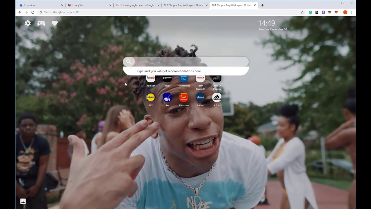 Cool NLE Choppa Trap Wallpaper HD New Tab For Fans!