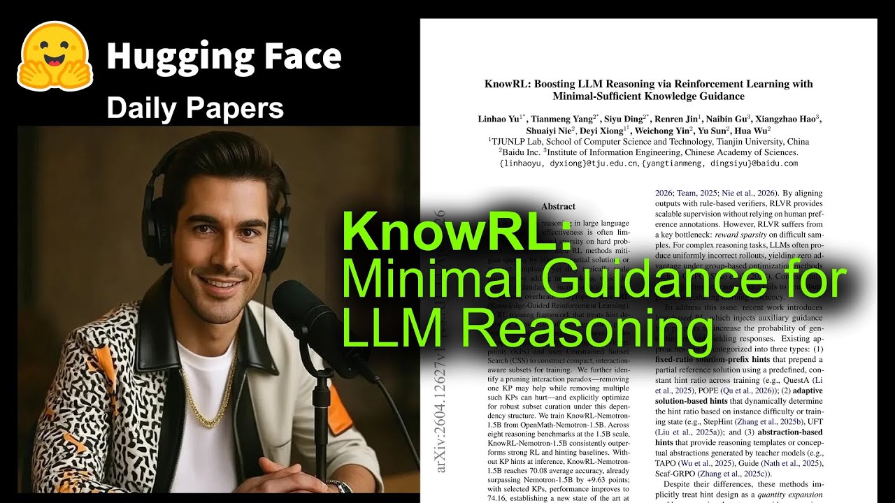KnowRL: Minimal Guidance for LLM Reasoning