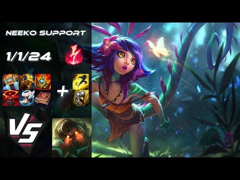 SUPPORT Neeko vs Nautilus - NA Grandmaster Patch 14.9