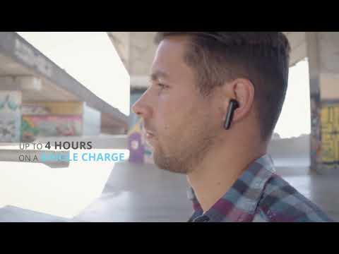 Belaidės TWS ausinės Trust Primo Touch Bluetooth, Rožinės, 23782 video
