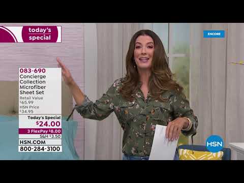 HSN | Bedding Essentials 08.20.2019 - 02 AM