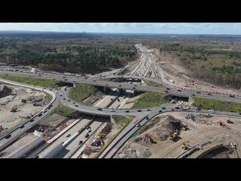 A3/M25 Jct 10 Wisley Interchange improvements - 30th March Update Video - In depth video of all work