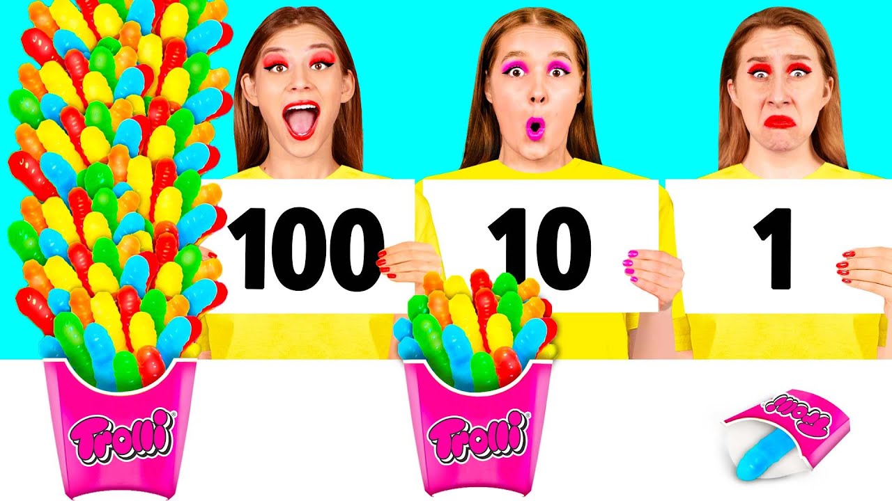 100 Layers of Food Challenge | Kitchen War by HAHANOM Challenge