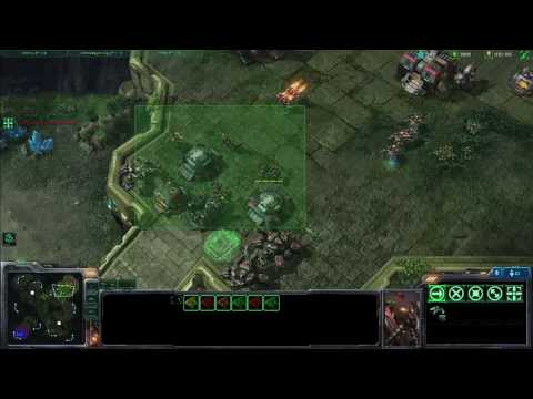 StarCraft II Beta Terran vs Zerg Gameplay HD