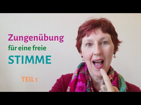 Part 1: Linklater Tongue Exercise ► When the tongue is relaxed, the voice is freed