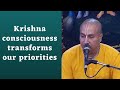 H G Gauranga Prabhu Krishna Consciousness Transforms Our Priorities ISKCON Chowpatty