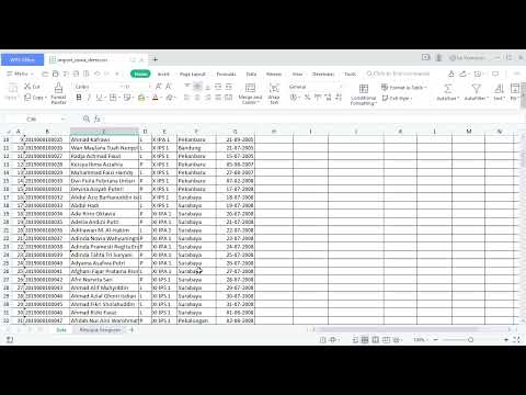 Tutorial Import Data Siswa dari Excel