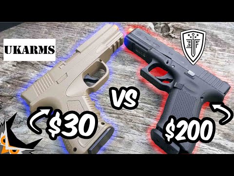$200 VS $30 GLOCKS! | UKARMS G39 vs Elite Force Glock 17