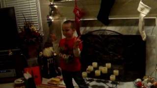 William Singing "O' Christmas Tree"