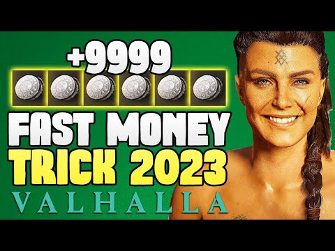 AC Valhalla FAST MONEY, How to get Money Fast with Fishing, Make Easy Silver Assassin's Creed 2023