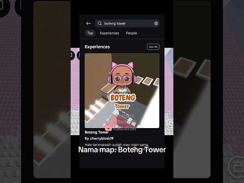 While watching Top Donor, I lost my focus on the shortcut at Boteng Tower #roblox #robloxshorts