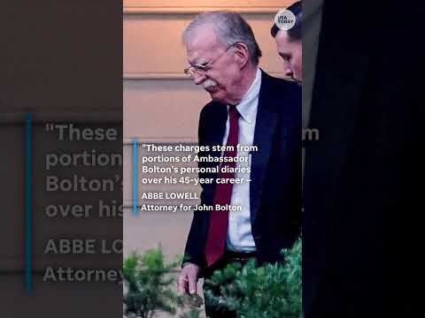Ex national security advisor John Bolton appears in court after grand jury indictment