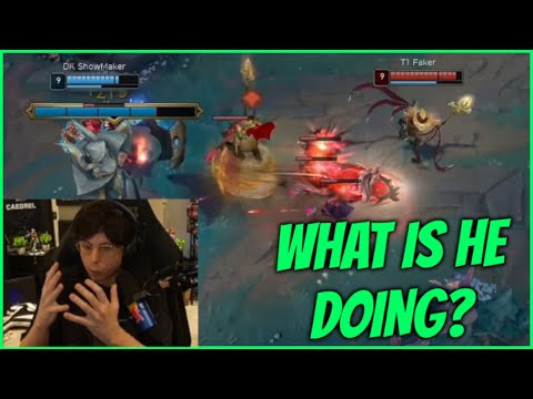 Caedrel Reviews How ShowMaker Goes Half A Level Down VS Faker
