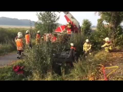 Unfall auf der B 217 // www.con-nect.de. 05.09.2014