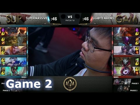 SuperMassive vs Gigabyte Marines | Game 2 LoL MSI 2017 Play-In | SUP vs GAM G2 MSI 2017