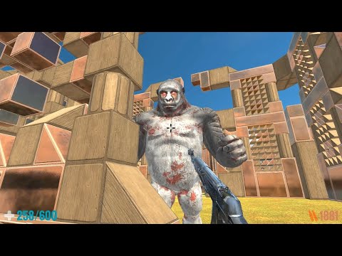 Survive in Ape City. FPS Perspective! Animal Revolt Battle Simulator