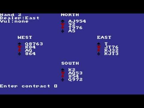 AMIGA Bridge Player 2000 OCS OTHER NOT FROM Oxford Softworks 1989 CP Software cr BS1 Cybertech