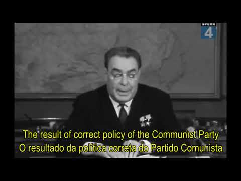 Brezhnev New Year's Address - 1970. Discurso de Brezhnev: comemoração do Ano Novo de 1970/1971